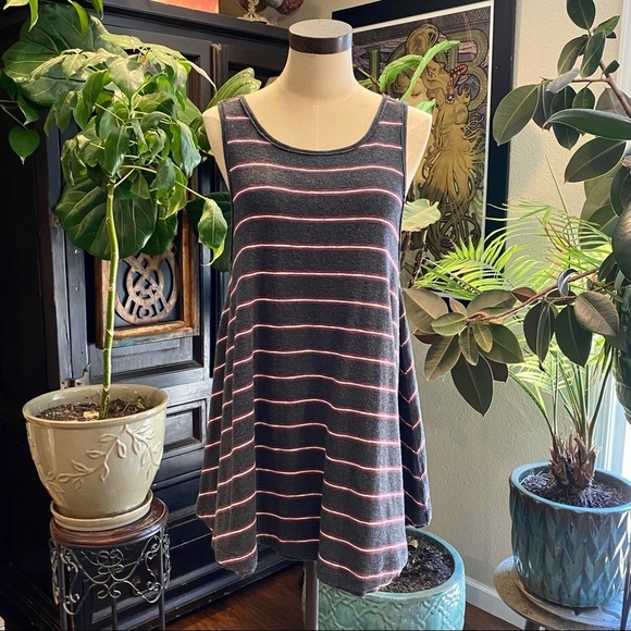 Free People Garden Stripe Tunic Tank - Picture 4 of 14